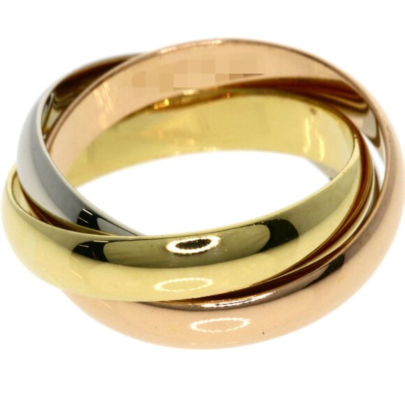 CARTIER 18k Pink Trinity Ring #48 - Picture 6 of 9